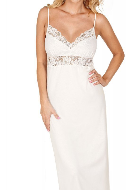 Donna Koszula nocna Jasmine long ecru