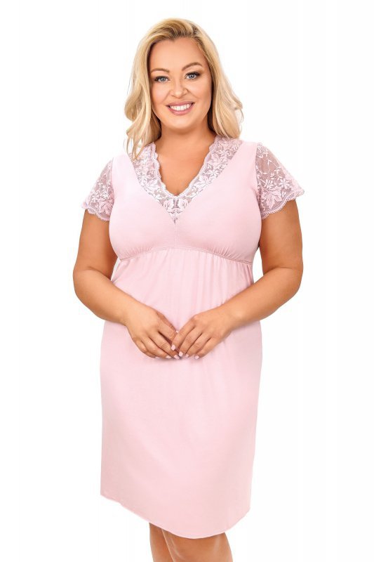Donna Koszula nocna Sonia pudrowy róż plus