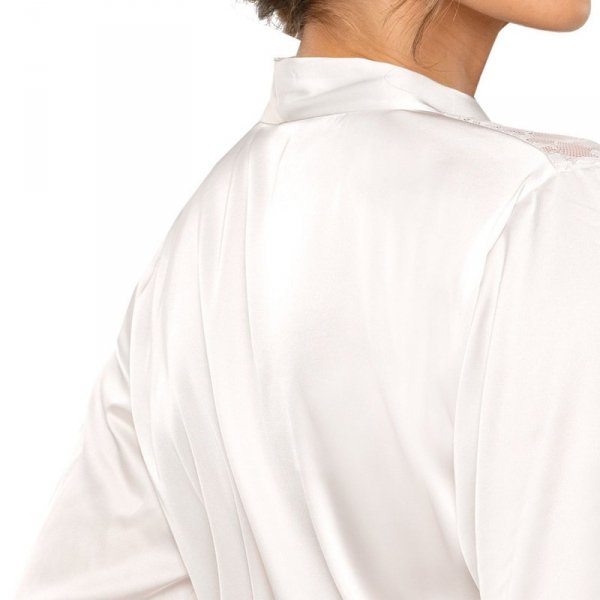 Donna Szlafrok damski Mari kremowy