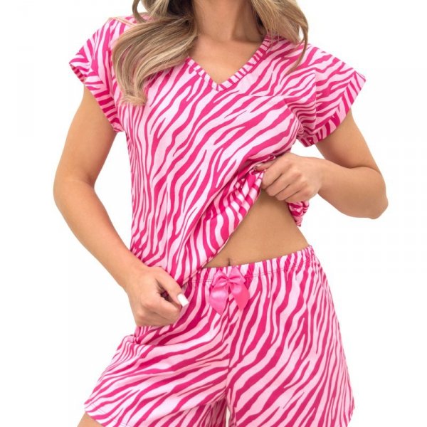 Donna Piżama damska Zebra short