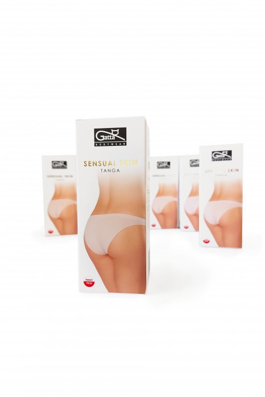 Gatta Figi Sensual skin Tanga 1645 beżowe