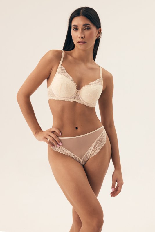 Esotiq-Henderson Biustonosz push-up Noche 42582 peach