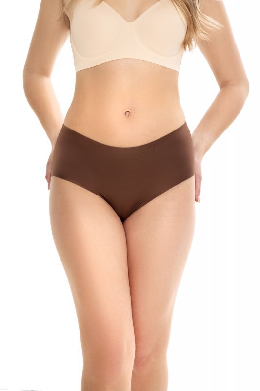 Julimex Figi Chocolate midi brązowe