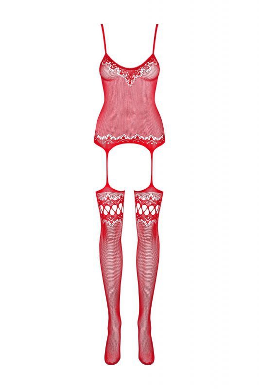 Obsessive Bodystocking F214 czerwone