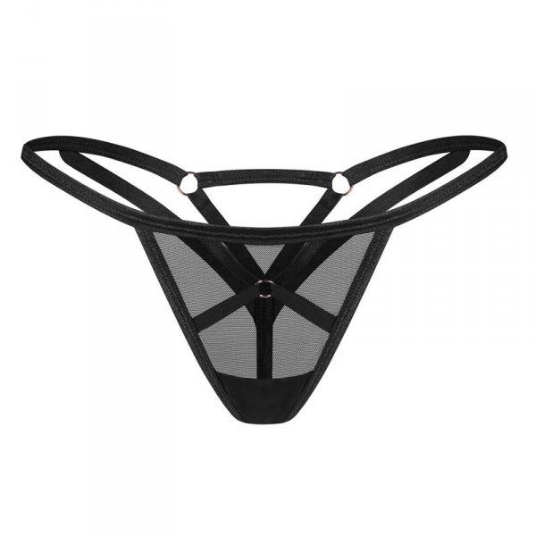 Obsessive Figi stringi Euridia czarne