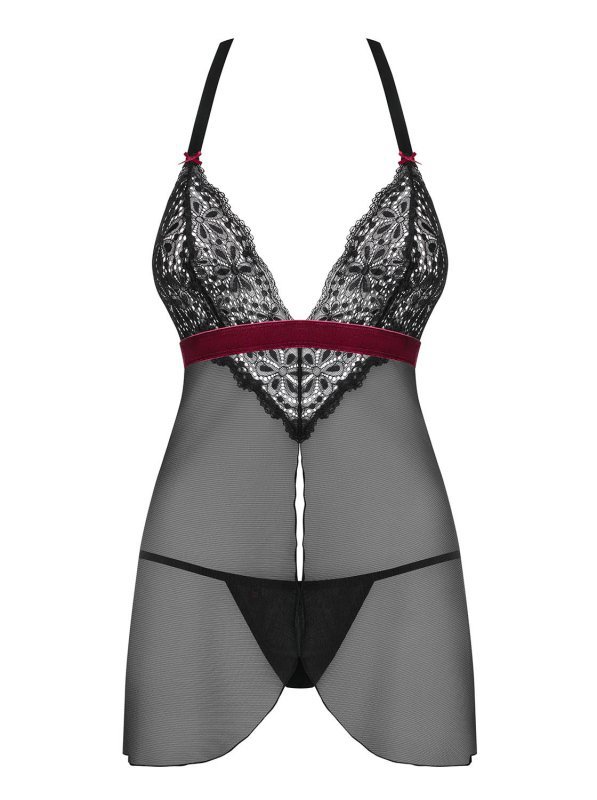 Obsessive Koszulka Rossita babydoll czarna