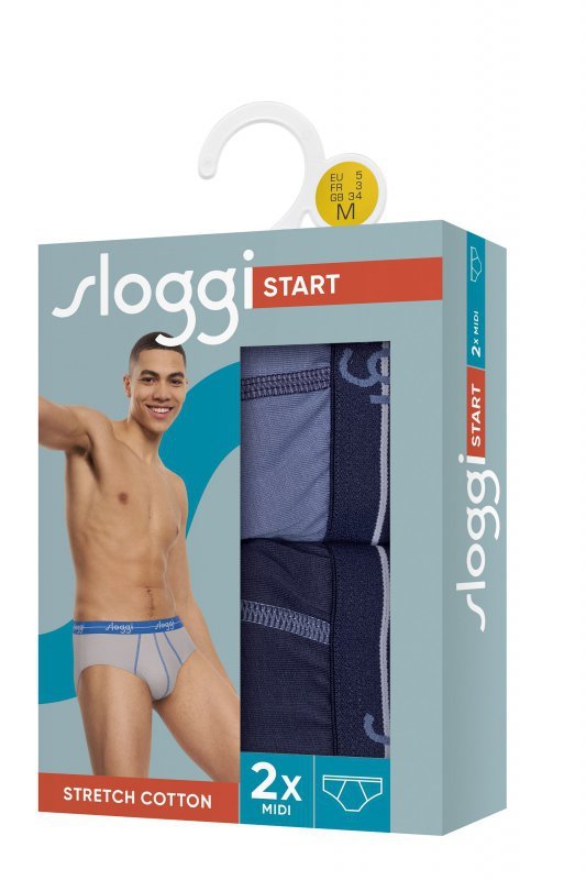 Sloggi Slipy Start Midi 2-pak V001