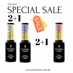 PROMO 2+1 MEGA BASE(Lemon+Lavender-shimmer peachpuff)8ml