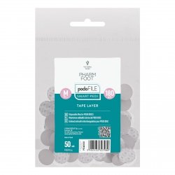 SMART PEDI TAPE LAYER REFILL Schleifpads, 50 St, M #180
