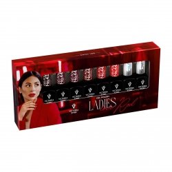 Victoria Vynn 8 PACK Ladies Love Red 439-444 + Top Gloss + Top Matte