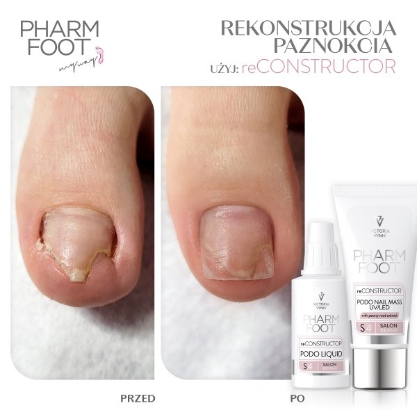 reCONSTRUCTOR PODO NAIL SET UV/LED