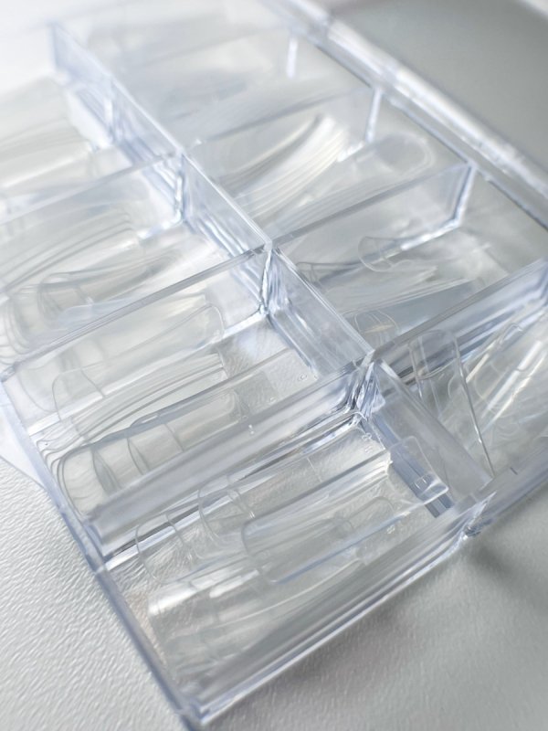Tips box 120st. CLEAR