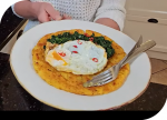 Rosti ze szpinakiem