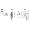 Bęben automatyczny INOX - 200 bar - 60 m