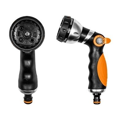 Pistolet ogrodowy 8 - funkcyjny metalowy