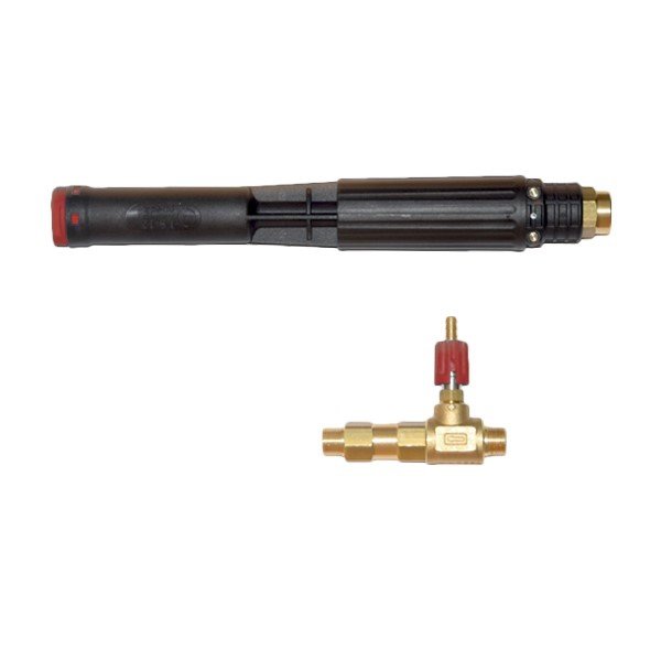 Lanca piany LS12 2,1 mm + injektor 1,4 mm czerwona
