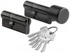 StalProdukt Drzwi Zewnętrzne Stalowe 55 mm grubości Wzór T44 Orzech