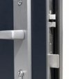 WIKĘD Drzwi Zewnętrzne Premium 54 mm grubości Wzór 26D Antracyt