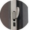 WIKĘD Drzwi Zewnętrzne EXPERT 64 mm grubości Wzór 26D Antracyt  + OŚCIEŻNICA THERMO 