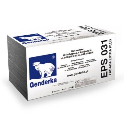 Genderka Styropian EPS 031 Fasada Extra Plus Grafitowy Paczka