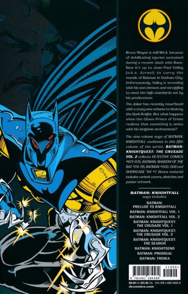 BATMAN KNIGHTQUEST THE CRUSADE VOL 02 TP [9781401284589] **OFERTA SPECJALNA**