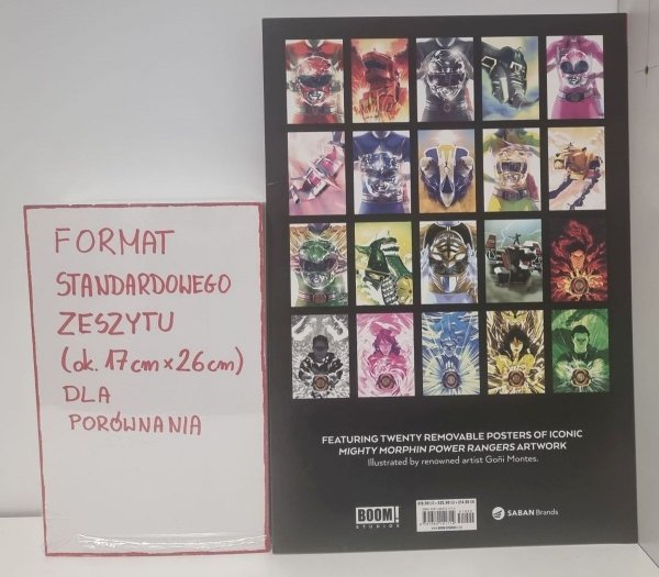 MIGHTY MORPHIN POWER RANGERS RANGERS AND ZORDS POSTER BOOK TP [9781684151714]