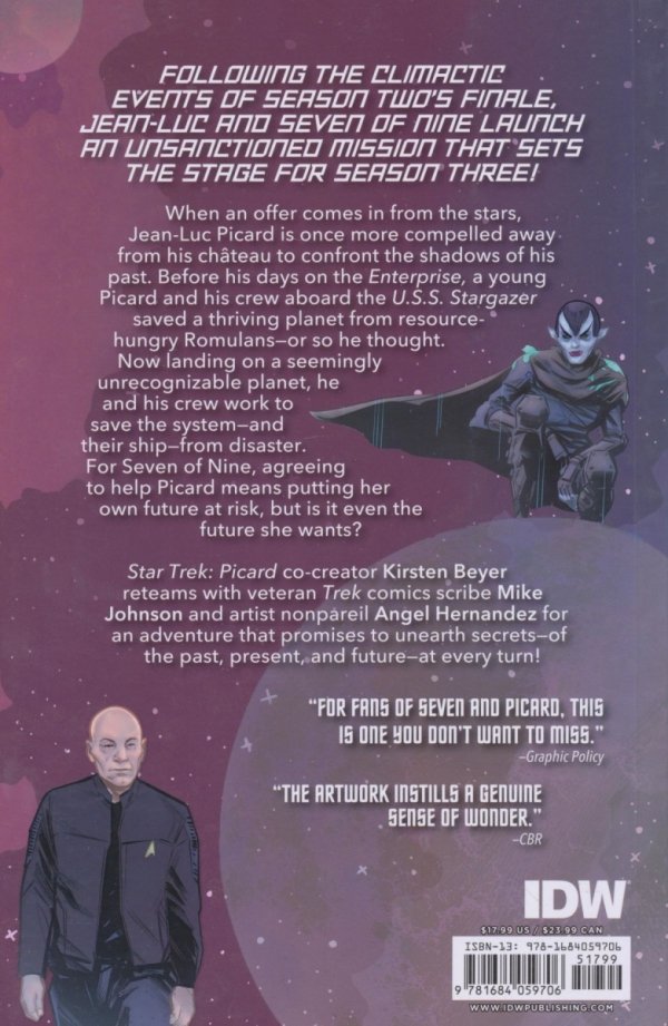 STAR TREK PICARD STARGAZER TP [9781684059706]