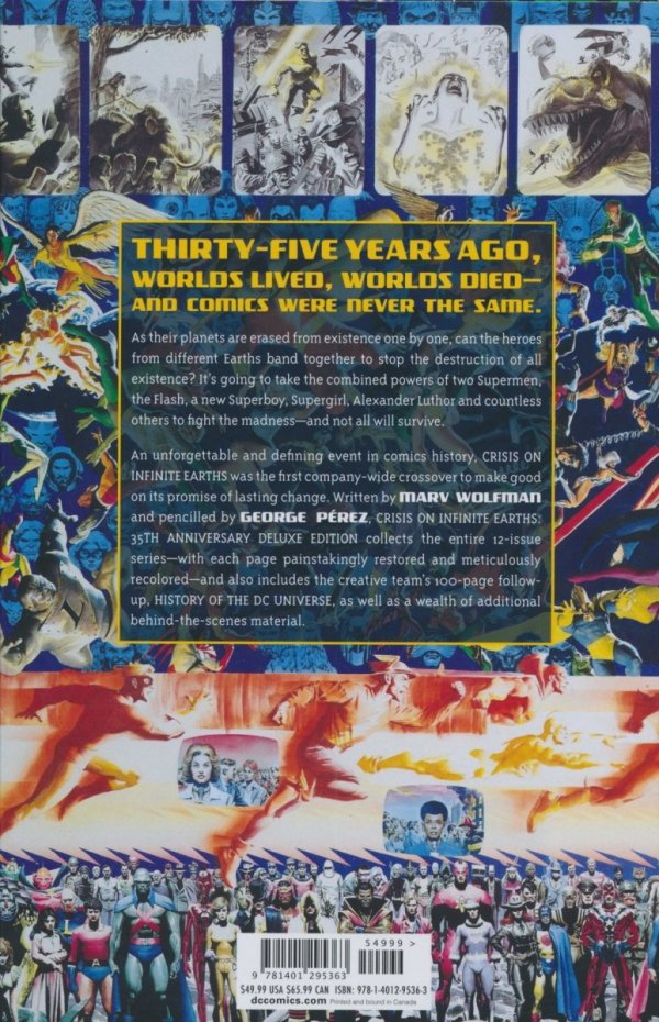 CRISIS ON INFINITE EARTHS DELUXE EDITION HC [9781401295363] **promocja TOMY**
