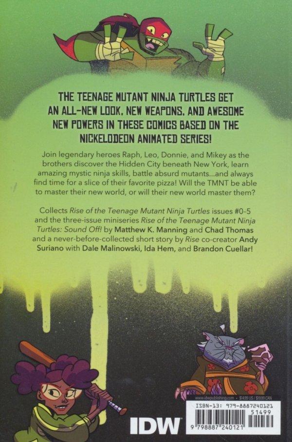TEENAGE MUTANT NINJA TURTLES RISE OF THE TMNT COMPLETE ADVENTURES TP [9798887240121]