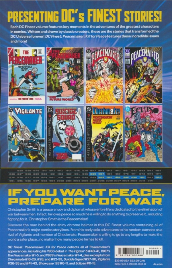 DC FINEST PEACEMAKER KILL FOR PEACE TP [9781799500988] **OFERTA SPECJALNA**