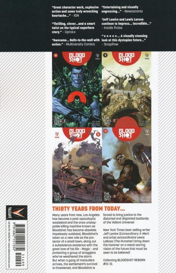 BLOODSHOT REBORN VOL 03 THE ANALOG MAN TP [9781682151334] **promocja TOMY**