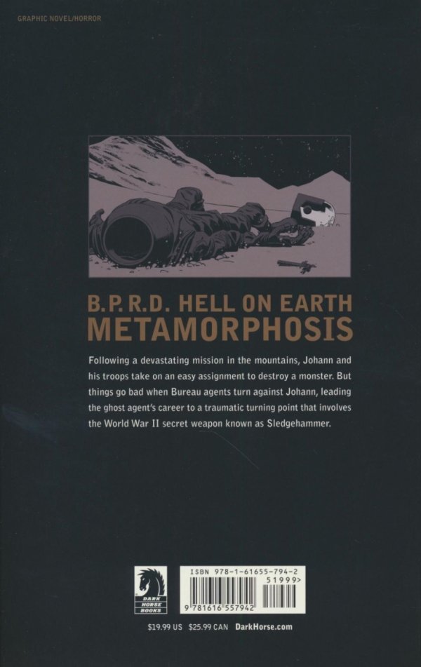 BPRD HELL ON EARTH VOL 12 METAMORPHOSIS TP [9781616557942]