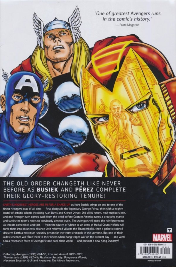AVENGERS BY KURT BUSIEK AND GEORGE PEREZ OMNIBUS VOL 02 HC [STANDARD] [9781302959012] **promocja TOMY**