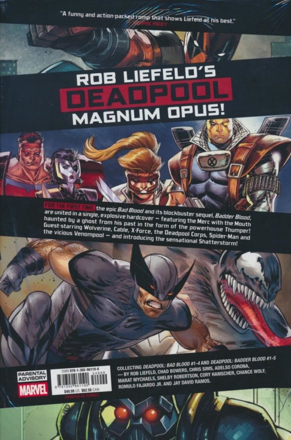 DEADPOOL BAD BADDER BLOOD HC [9781302961190]