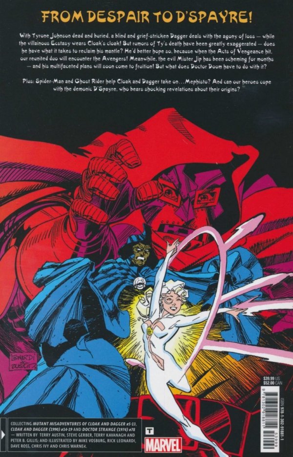 CLOAK AND DAGGER AGONY AND ECSTASY TP [9781302918811] **OFERTA SPECJALNA**