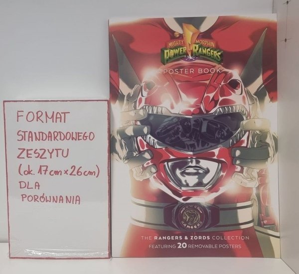 MIGHTY MORPHIN POWER RANGERS RANGERS AND ZORDS POSTER BOOK TP [9781684151714]