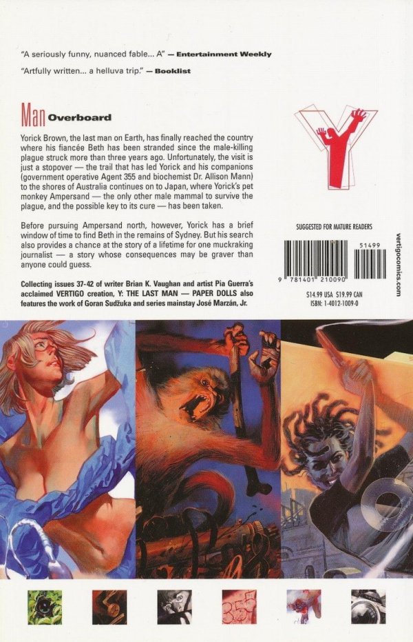 Y THE LAST MAN VOL 07 PAPER DOLLS TP [9781401210090] **OFERTA SPECJALNA**
