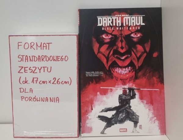STAR WARS DARTH MAUL BLACK WHITE AND RED TREASURY EDITION TP [9781302954932] **OFERTA SPECJALNA**