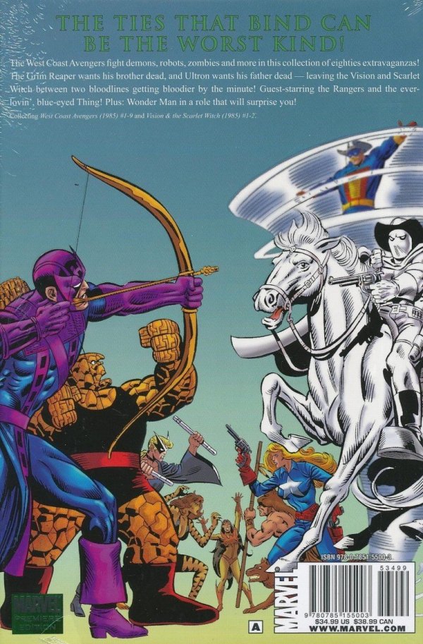 AVENGERS WEST COAST AVENGERS FAMILY TIES HC [STANDARD] [9780785155003] **OFERTA SPECJALNA**