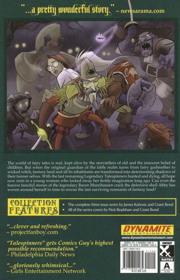 LEGENDARY TALESPINNERS VOL 01 TP [9781606901465] **promocja TOMY**