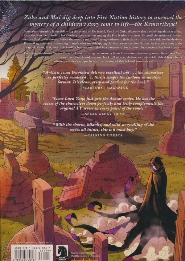 AVATAR THE LAST AIRBENDER SMOKE AND SHADOW LIBRARY EDITION HC [9781506700137] **promocja STOCK SALE**