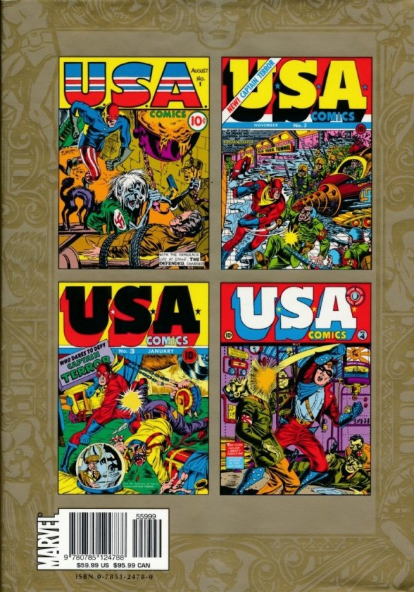 MARVEL MASTERWORKS GOLDEN AGE USA COMICS VOL 01 HC [STANDARD] [9780785124788]