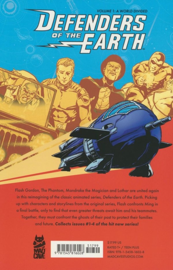 DEFENDERS OF THE EARTH VOL 01 A WORLD DIVIDED TP [9781545816028]