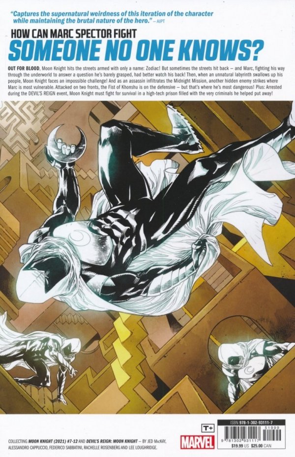 MOON KNIGHT VOL 02 TOO TOUGH TO DIE TP [9781302931117]