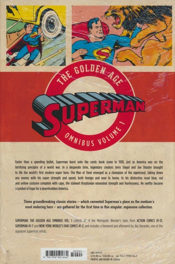 SUPERMAN THE GOLDEN AGE OMNIBUS VOL 01 HC [9781799501664] **OFERTA SPECJALNA**