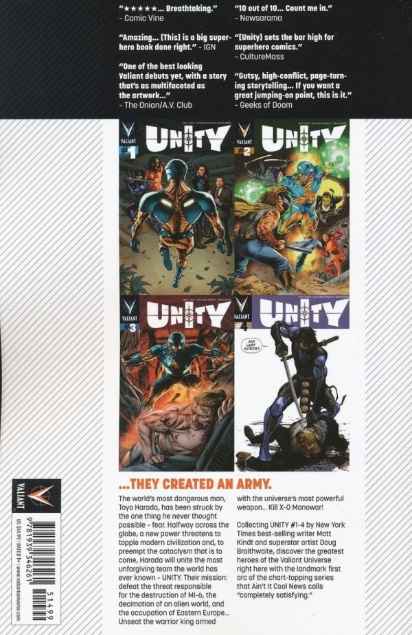 UNITY VOL 01 TO KILL A KING TP [9781939346261] **promocja TOMY**