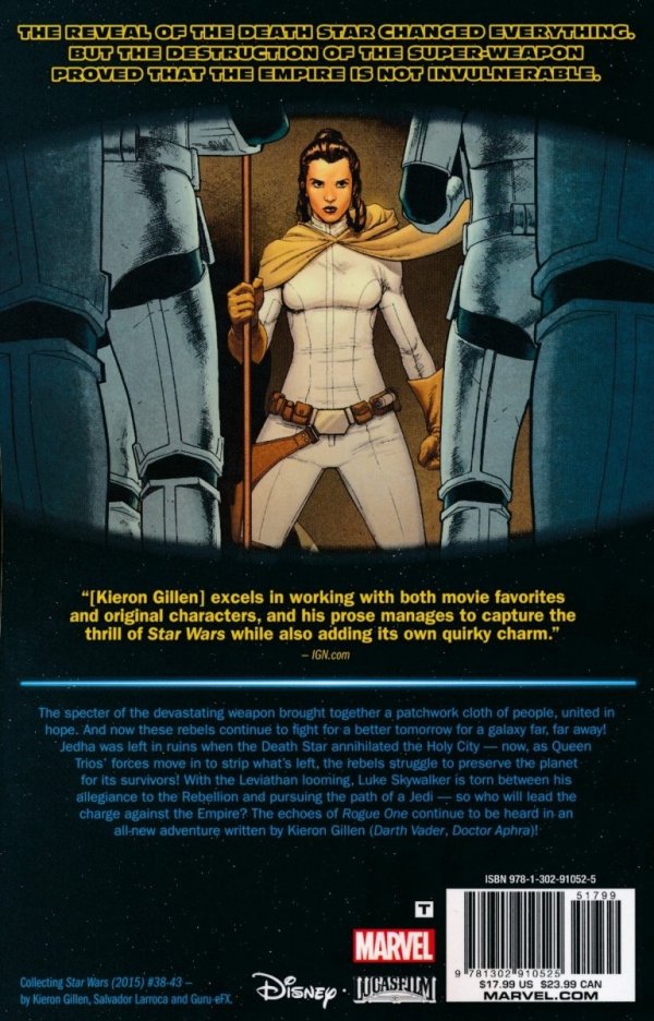STAR WARS VOL 07 THE ASHES OF JEDHA TP [9781302910525]