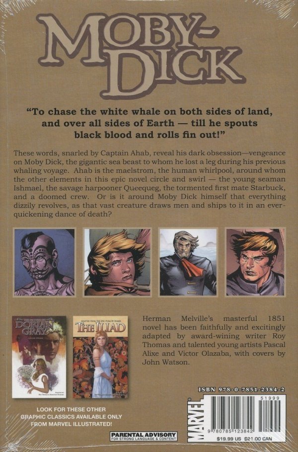 MARVEL ILLUSTRATED MOBY DICK HC [9780785123842]