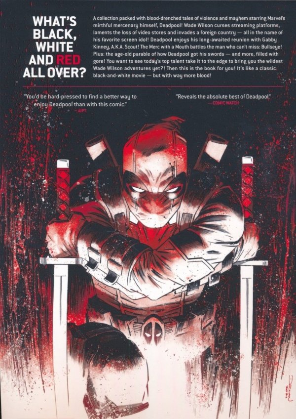 DEADPOOL BLACK WHITE BLOOD TREASURY EDITION TP [9781302931087]