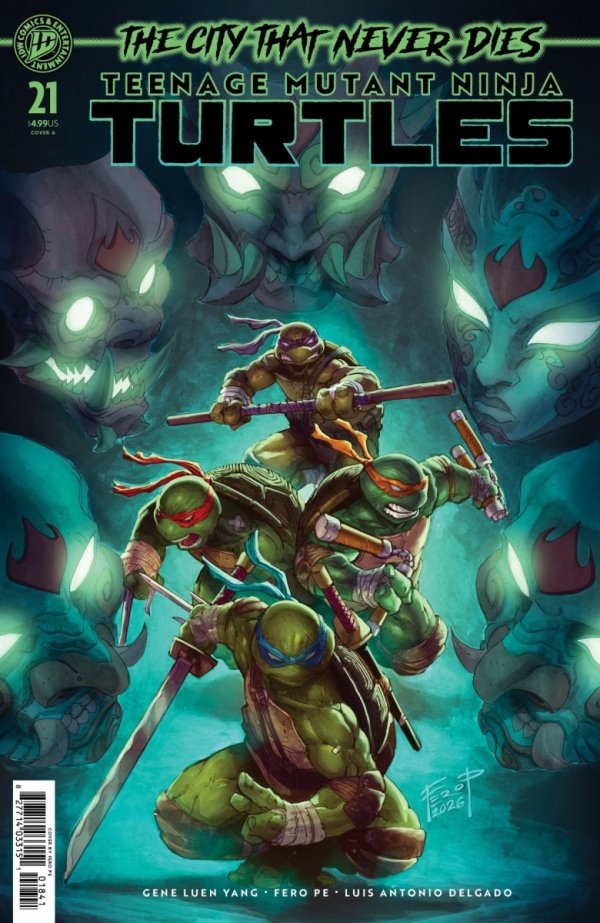 TEENAGE MUTANT NINJA TURTLES #21 COVER A PE [82771403315102111]